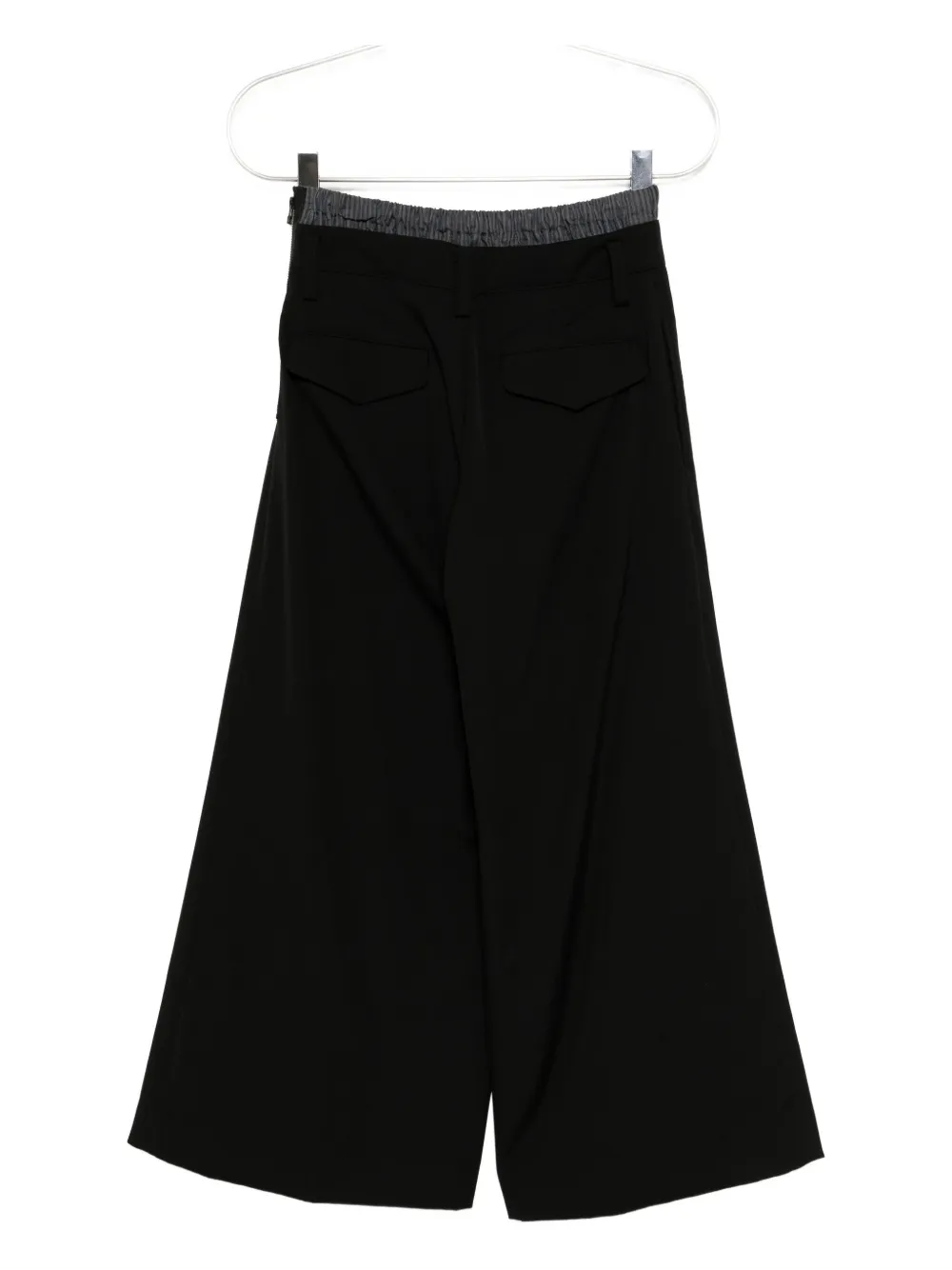 Yohji Yamamoto Wollen broek Zwart