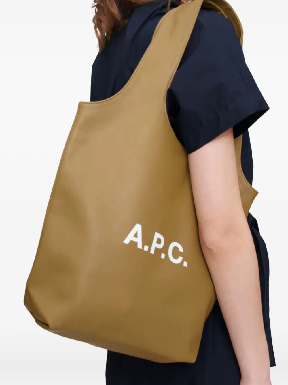 A.P.C. Ninon kleine shopper Groen