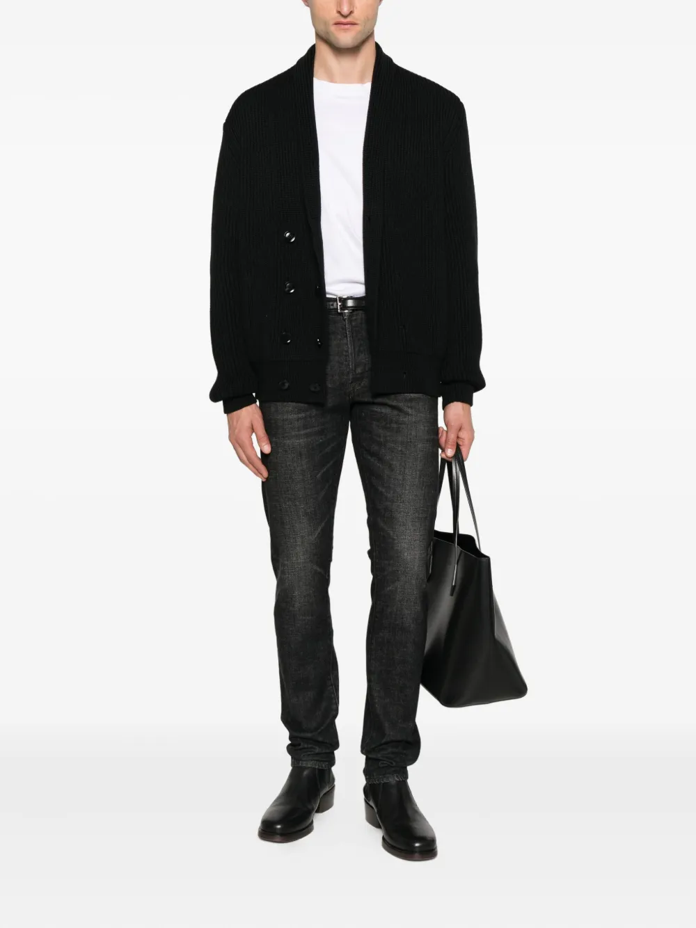 TOM FORD Jeans met vervaagd effect Zwart