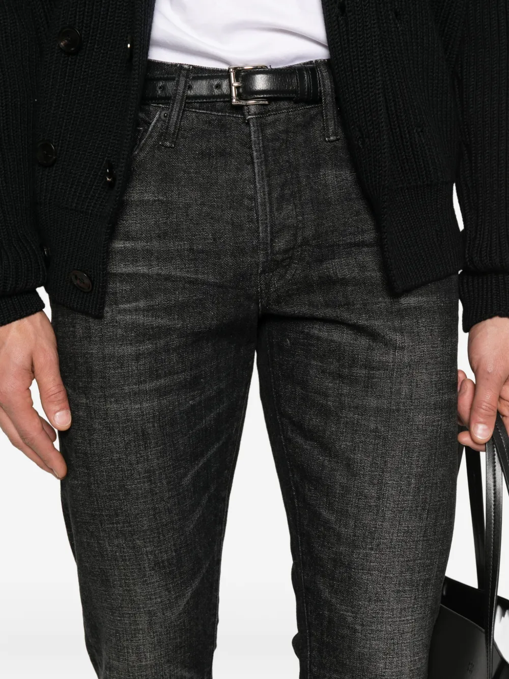 TOM FORD Jeans met vervaagd effect Zwart