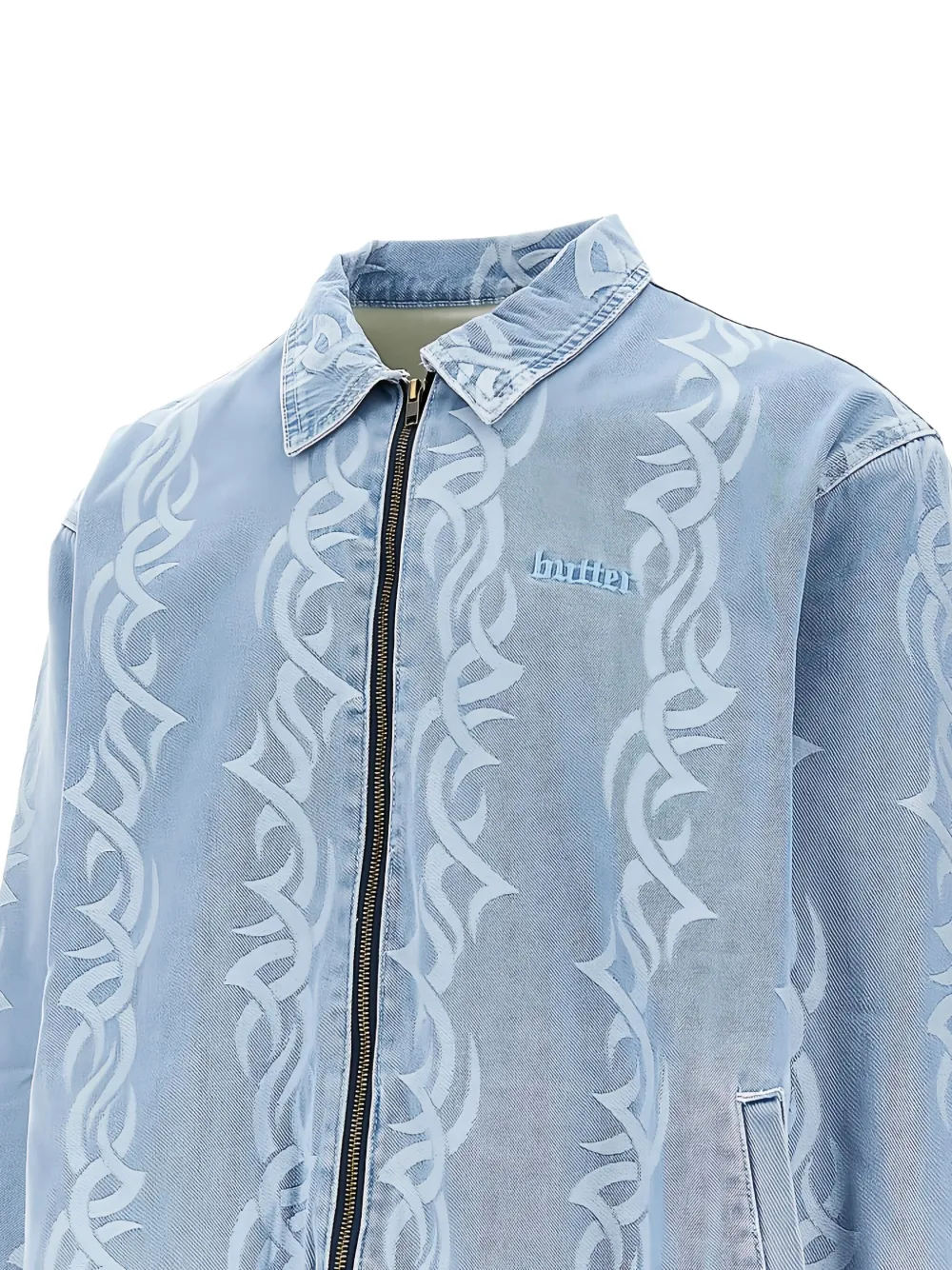 BUTTER GOODS Denim jack Blauw