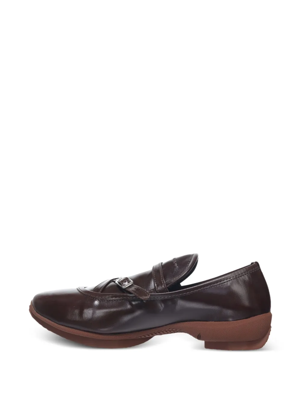 Kiko Kostadinov Sonia buckle-strap pumps Brown