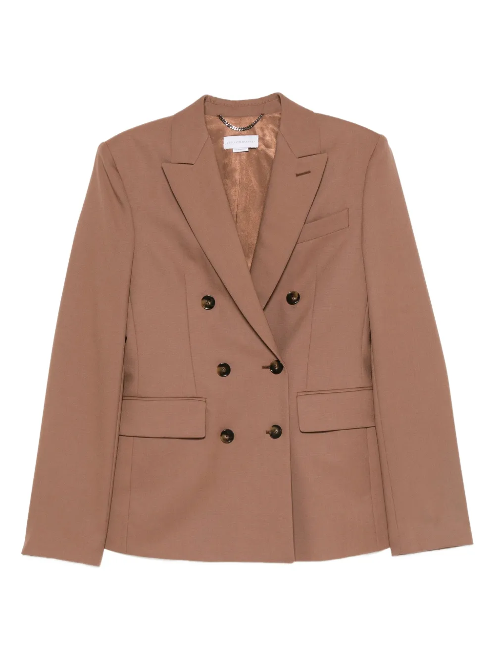 Stella McCartney double-breasted wool blazer | Brown | Image 1