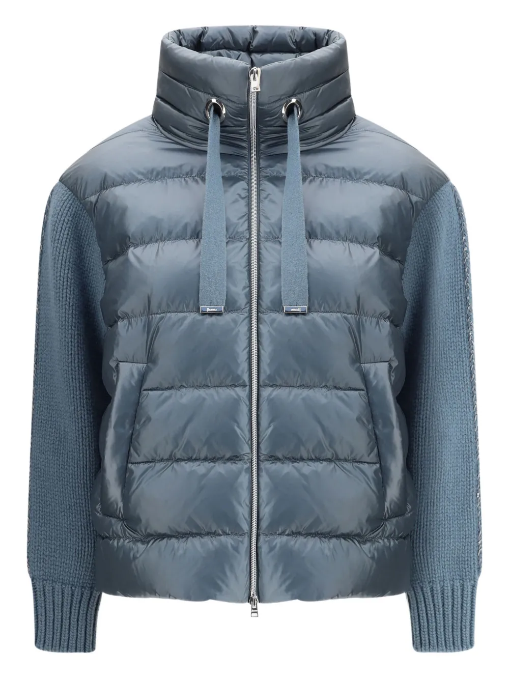 Herno Donsjack met hoge hals Blauw