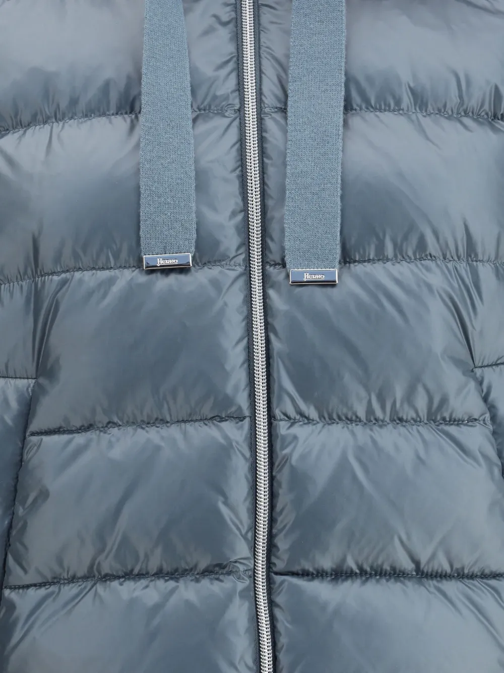Herno Donsjack met hoge hals Blauw