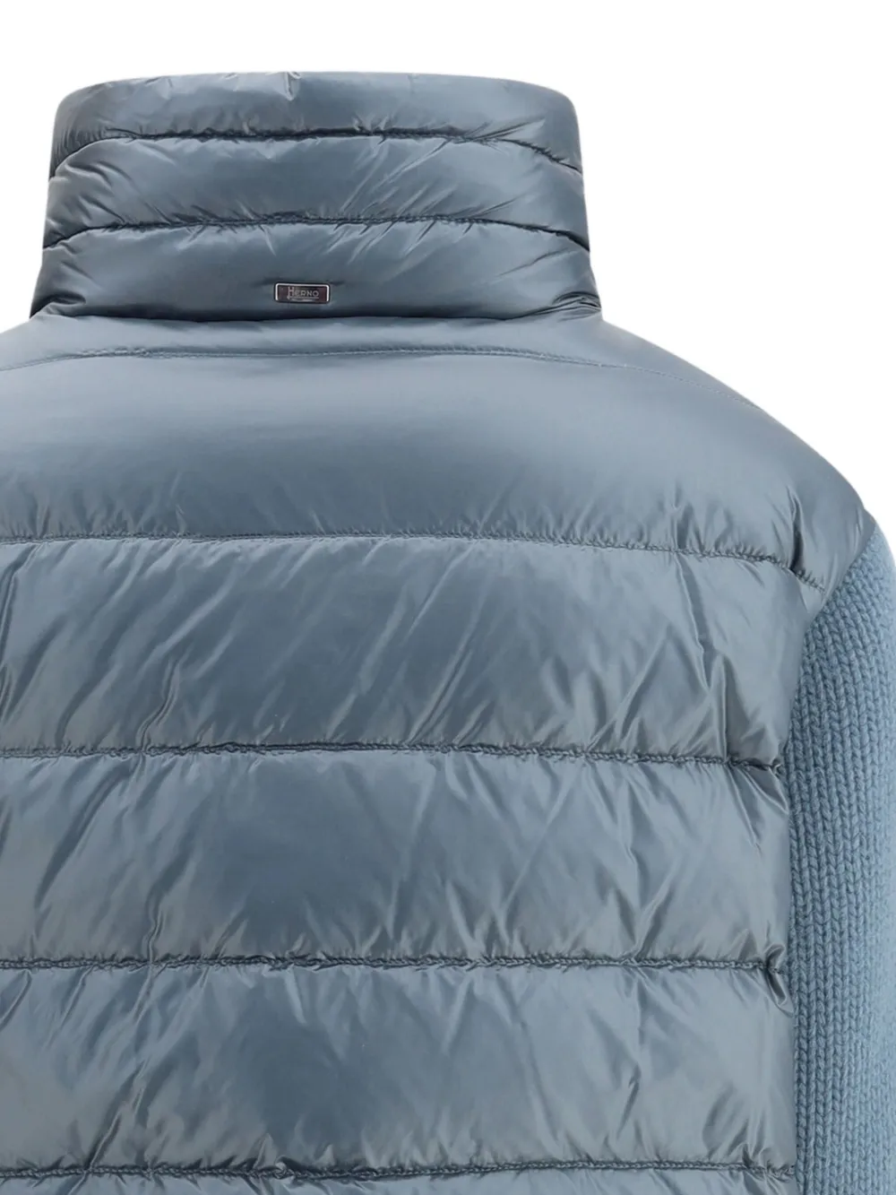 Herno Donsjack met hoge hals Blauw