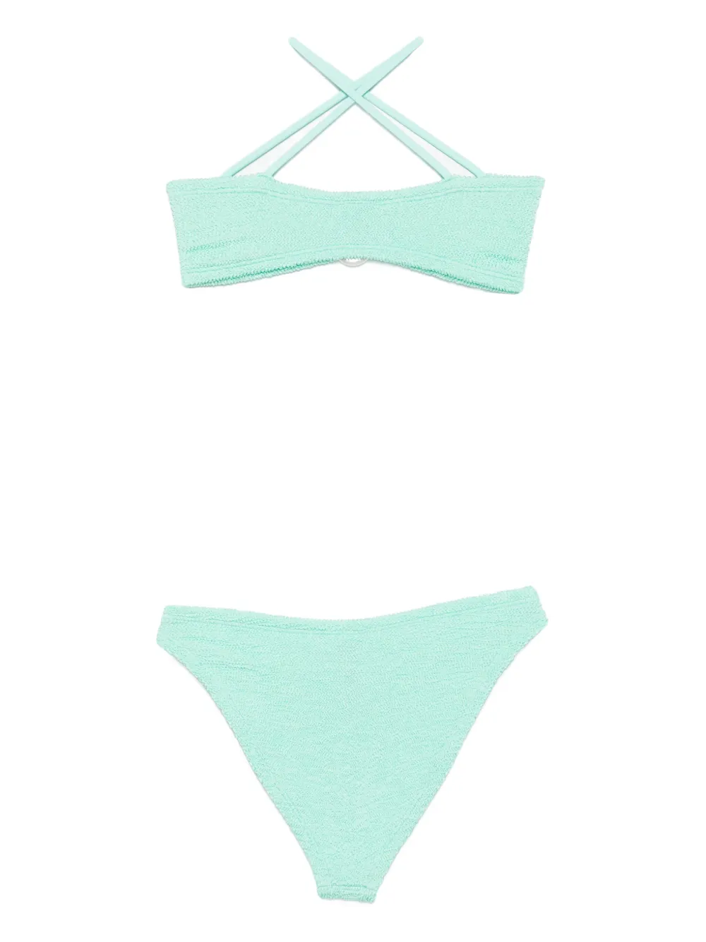 Hunza G Misty crinkle metallic bikini | Bikinis | Image 2