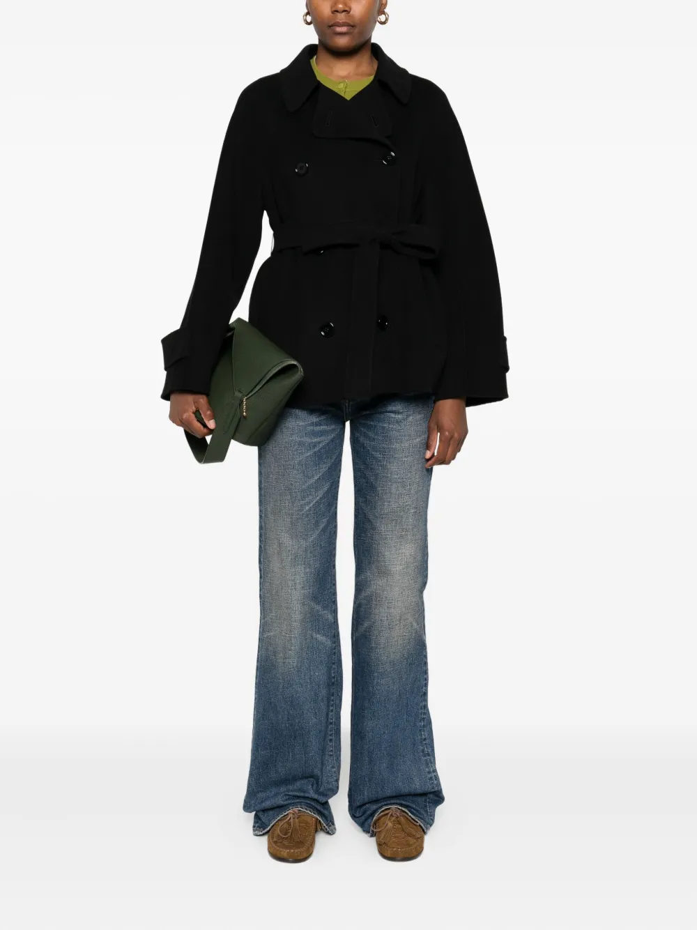 'S Max Mara Louis belted double-breasted peacoat | Double Breasted & Peacoats | Image 2