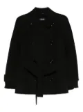 'S Max Mara Louis belted double-breasted peacoat - Black