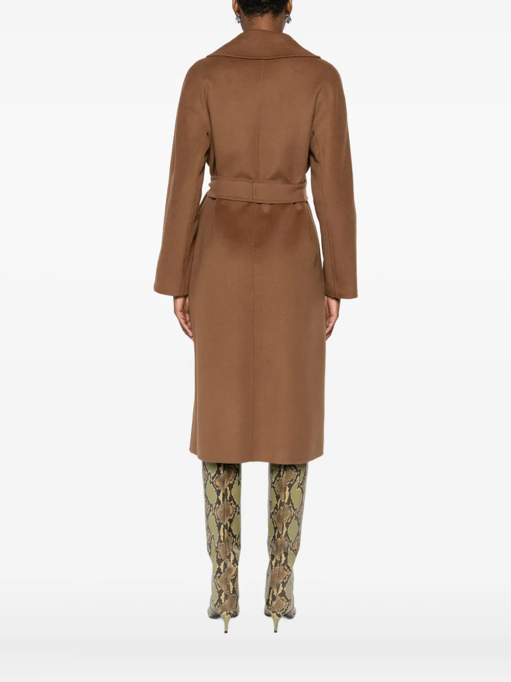 Max Mara belted wrap coat Bruin