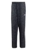 adidas Firebird leopard-print stripe trousers - Black