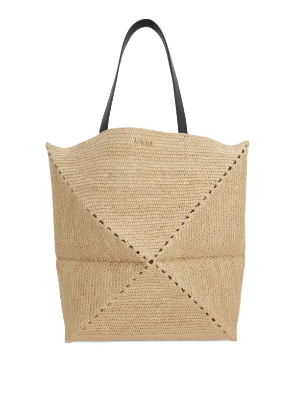 LOEWE ロゴ入りストロー トートバッグ⭐︎ミディアム LOEWE ロゴ入りストロー トートバッグ⭐︎ミディアム