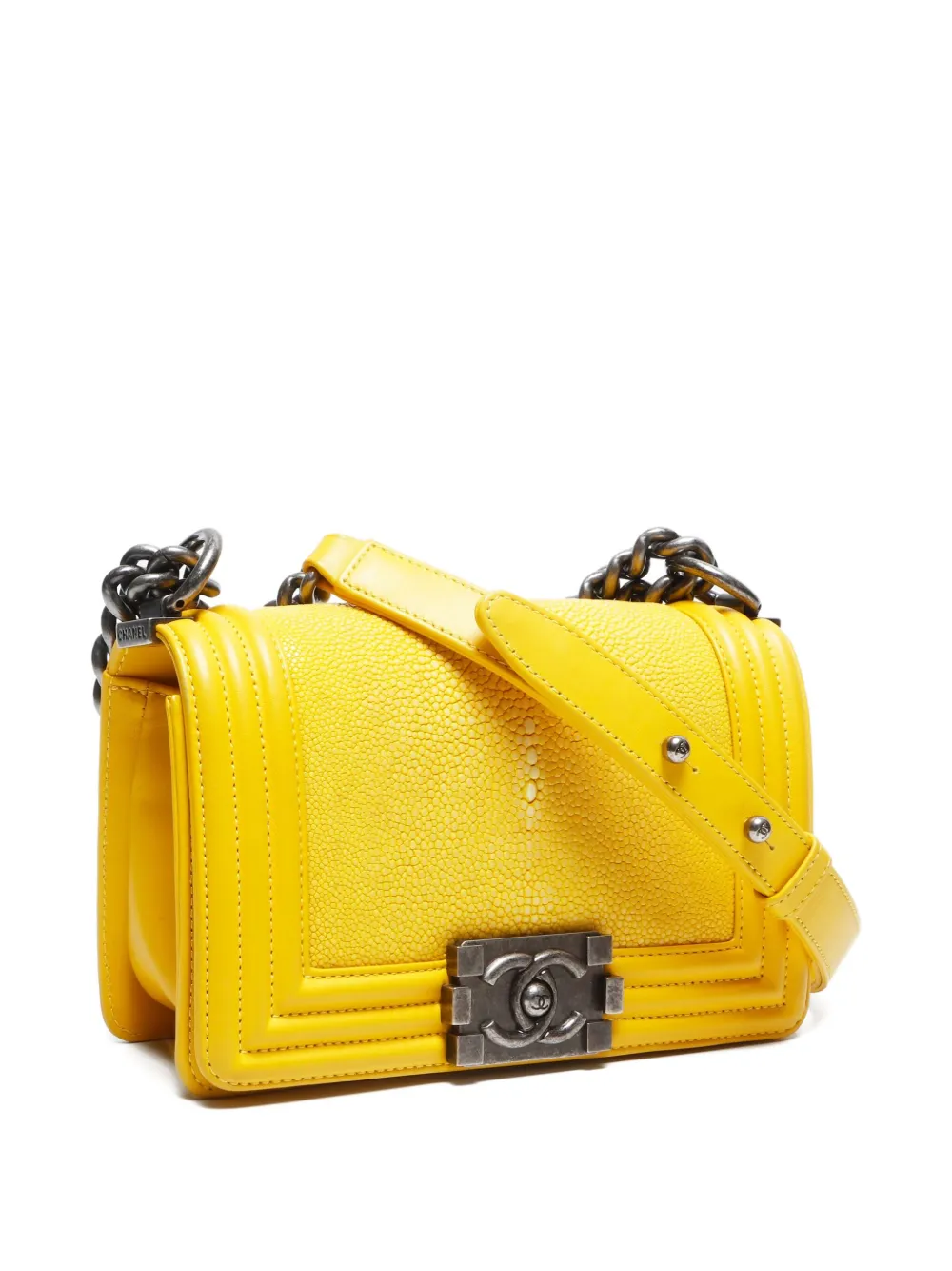 Pre-owned Chanel 2013-2014  Boy Full Flap Shoulder Bag
