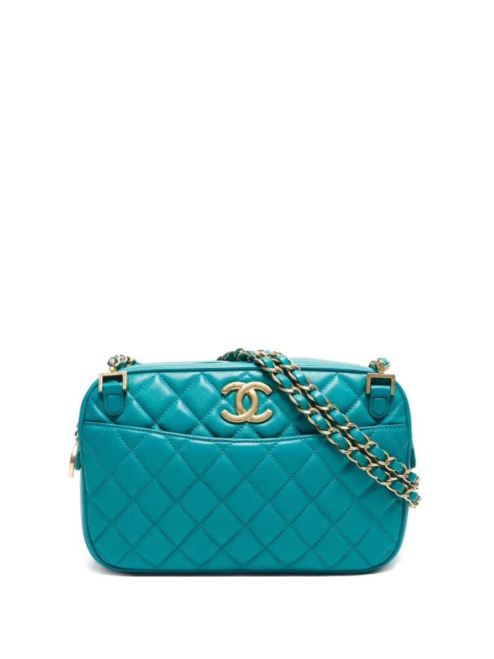 CHANEL Pre-Owned 2013 CC Mark Matelasse shoulder bag - グリーン CHANEL Pre-Owned 2013 CC Mark Matelasse shoulder bag - グリーン