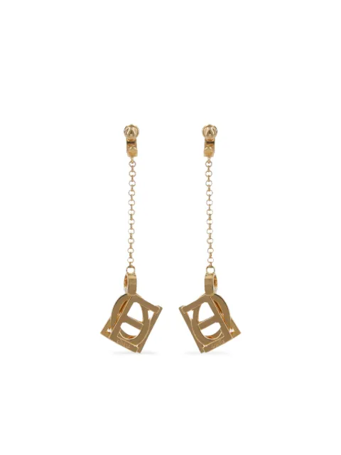Chloé geometric drop earrings