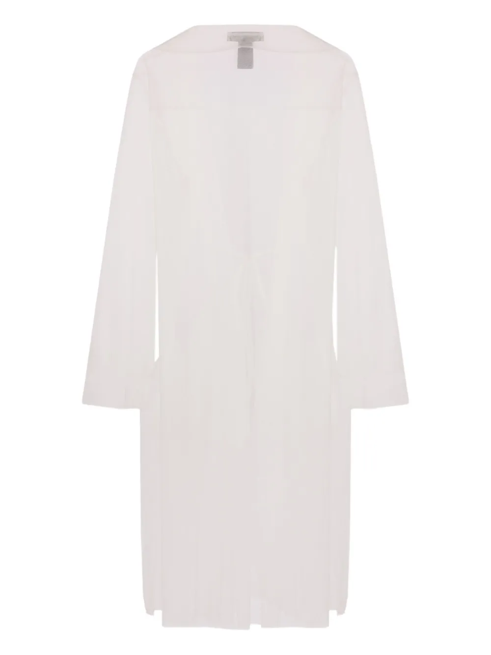 Maria Calderara tulle tie-front overcoat | Single Breasted Coats | Image 2