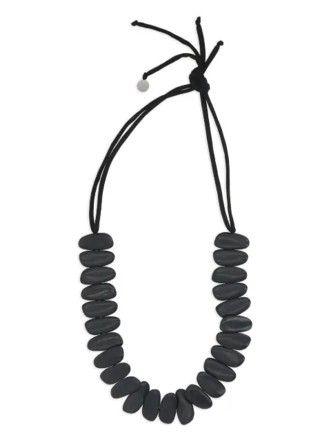 Maria Calderara crêpe and resin necklace