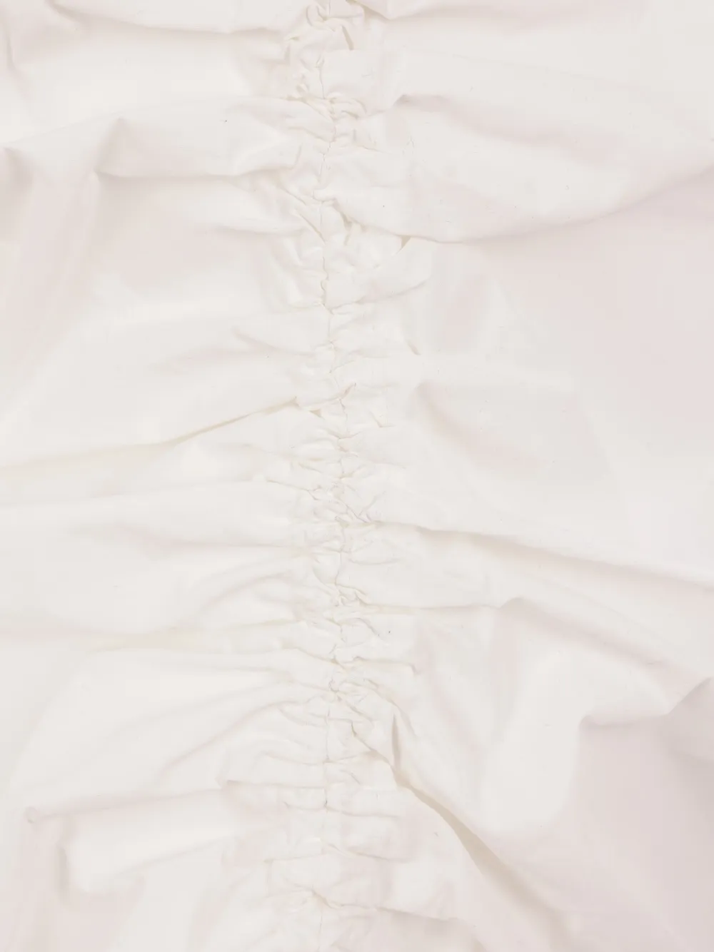 Maria Calderara Asymmetrische mouwloze jurk Wit