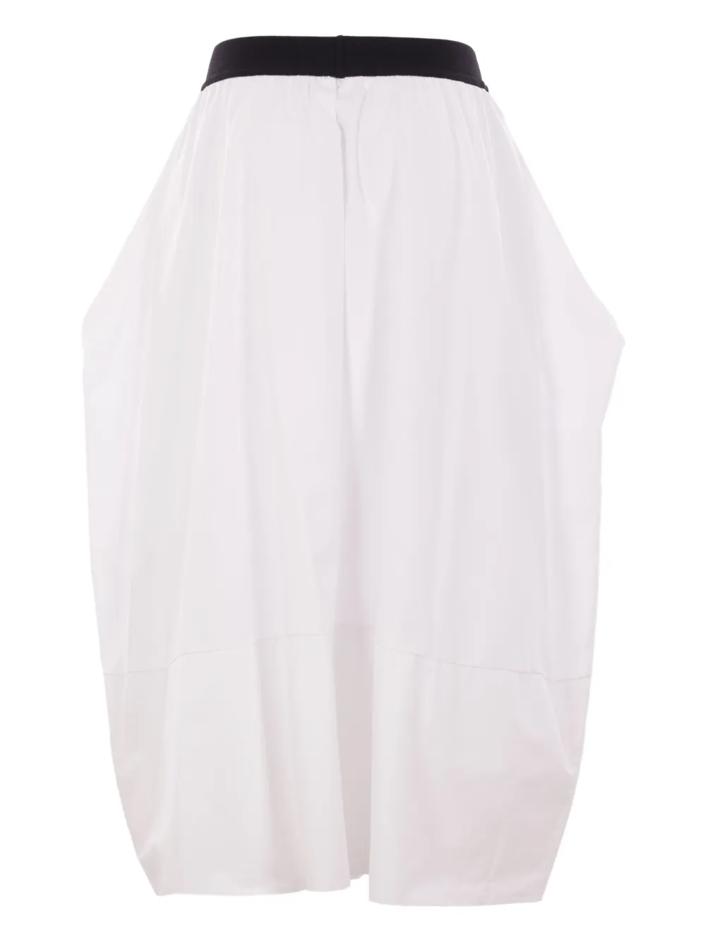 Maria Calderara printed skirt Wit