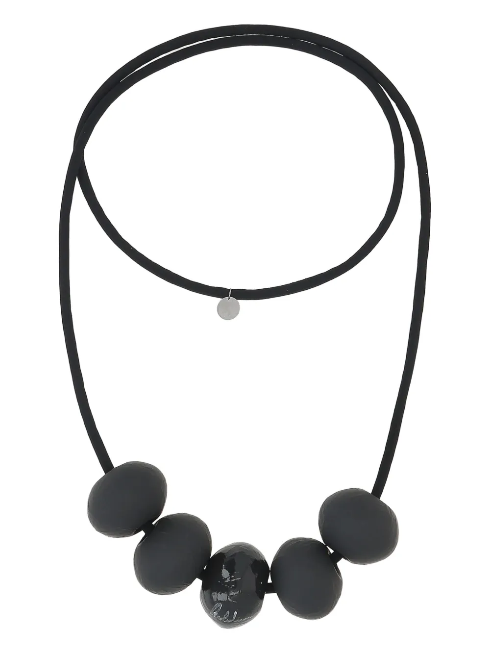 Maria Calderara Infinity Loop necklace - Nero