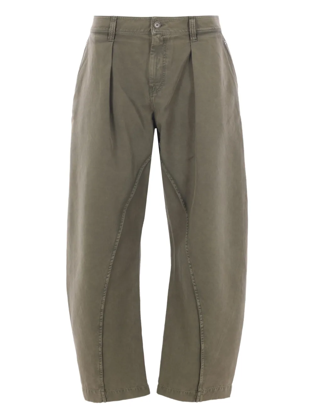 JW Anderson Broek met geplooid vlak Groen