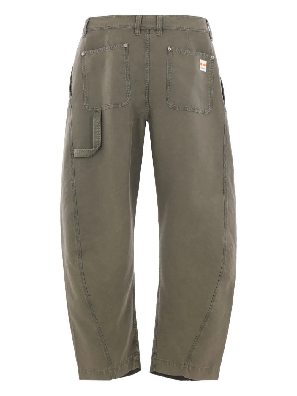 JW Anderson Broek met geplooid vlak Groen