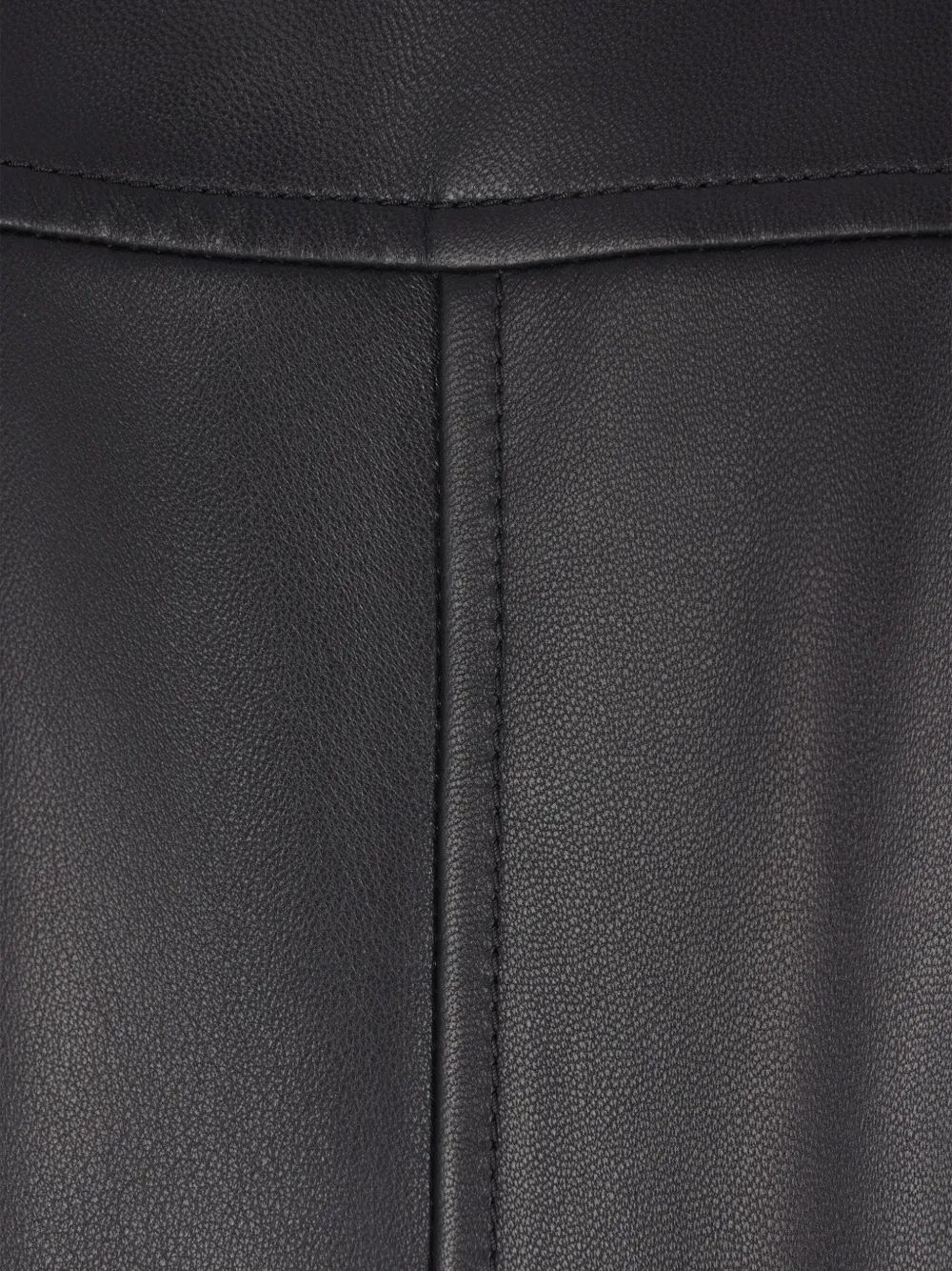 LOEWE Leren shirtjack Zwart