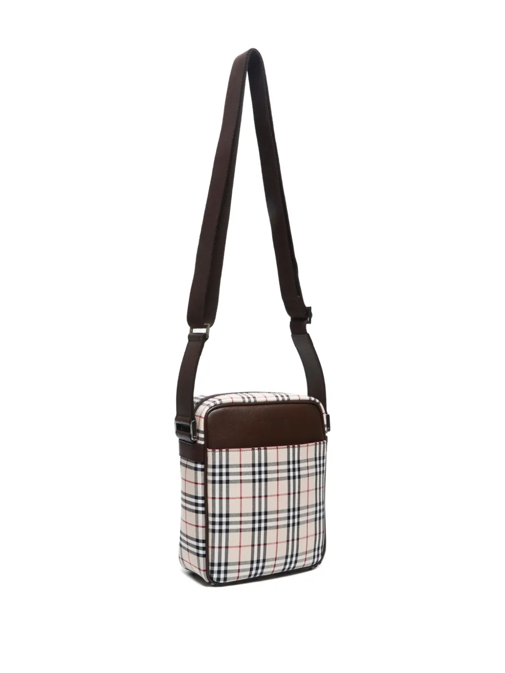 Pre-owned Burberry 2000s Nova Check Shoulder Bag In Neutral