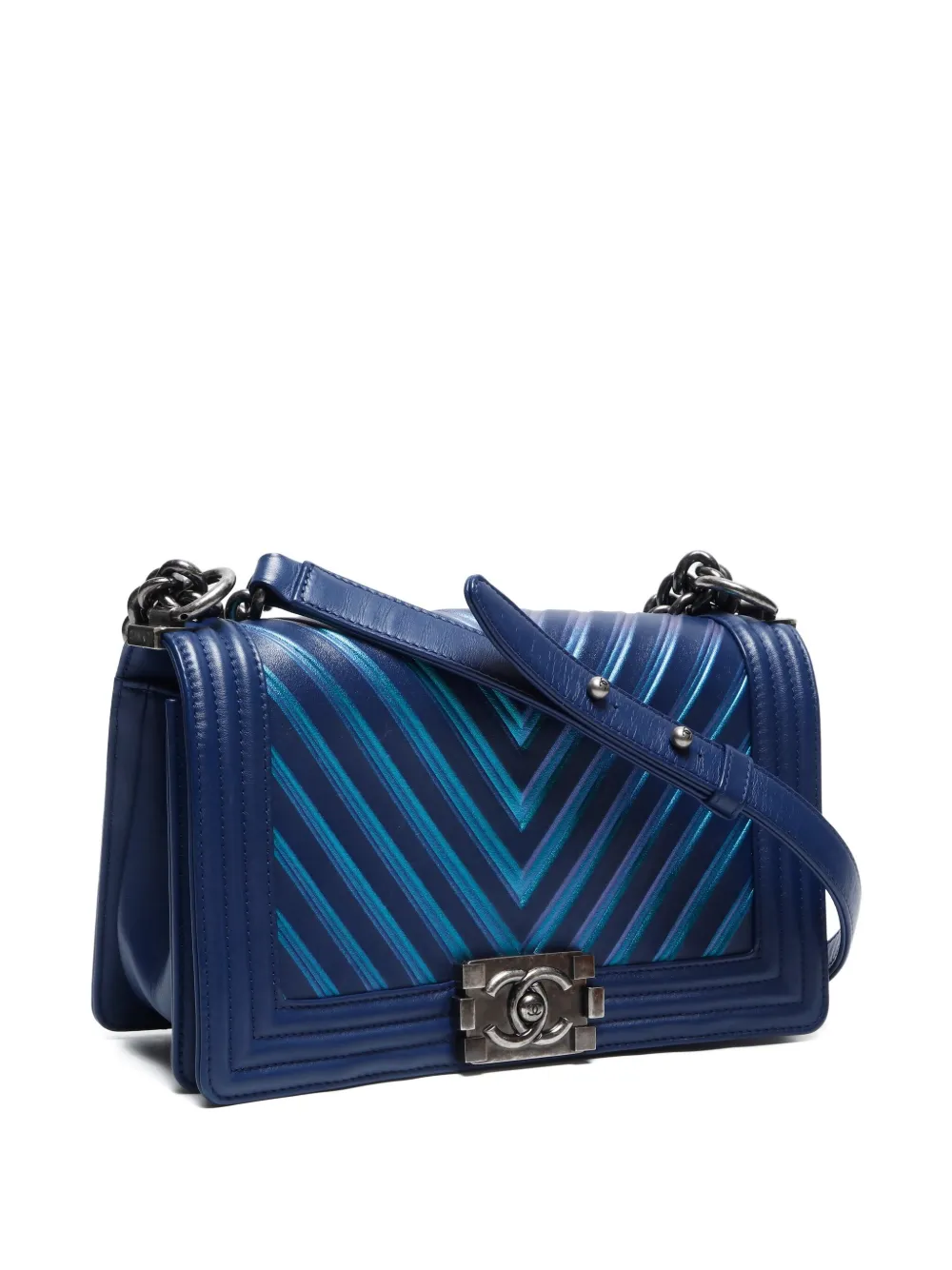 Pre-owned Chanel 2016 Boy Full Flap Shoulder Bag