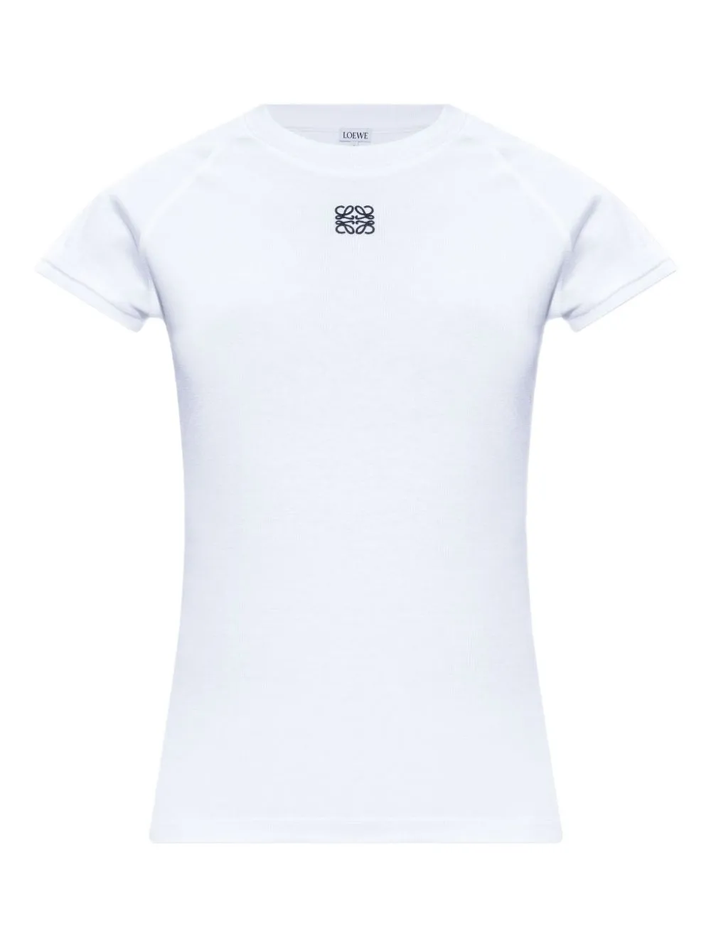 LOEWE logo-embroidered raglan-sleeved T-shirt Wit