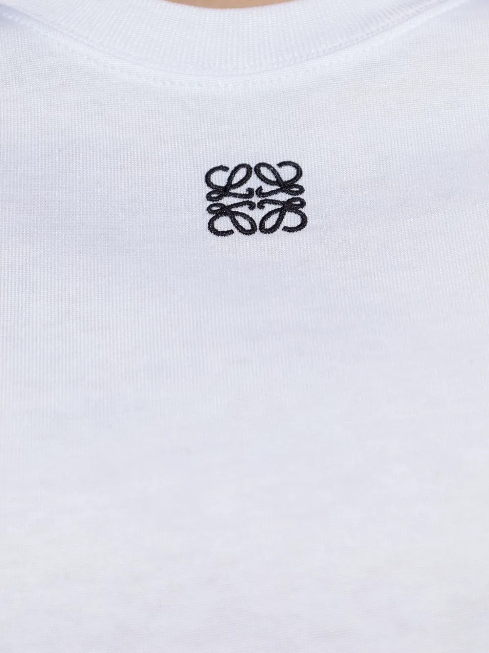LOEWE logo-embroidered raglan-sleeved T-shirt Wit