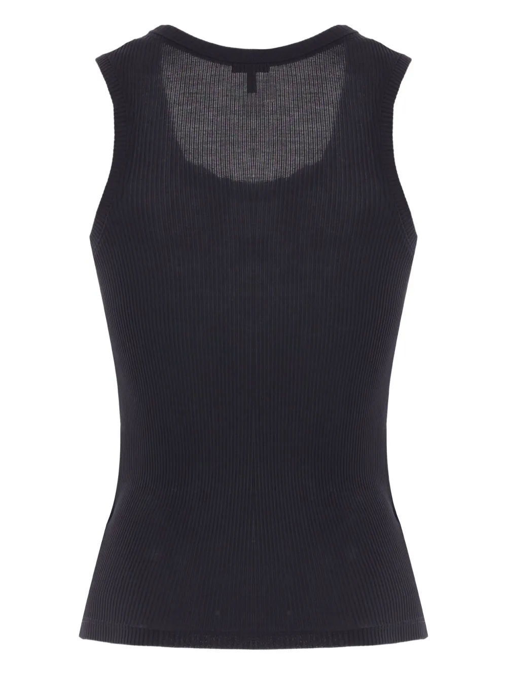 LOEWE Geribbelde top Zwart