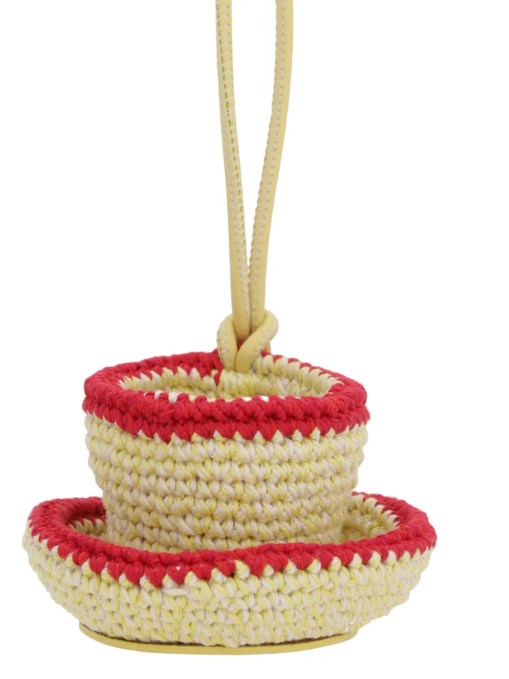JW Anderson Schouderband met hanger Geel