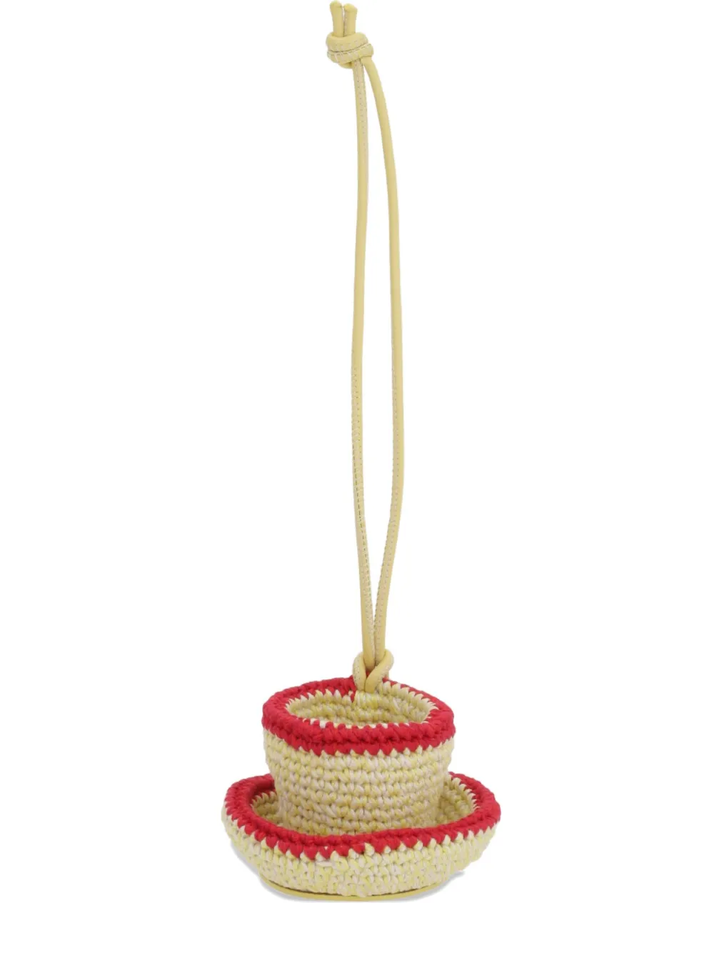 JW Anderson Schouderband met hanger Geel