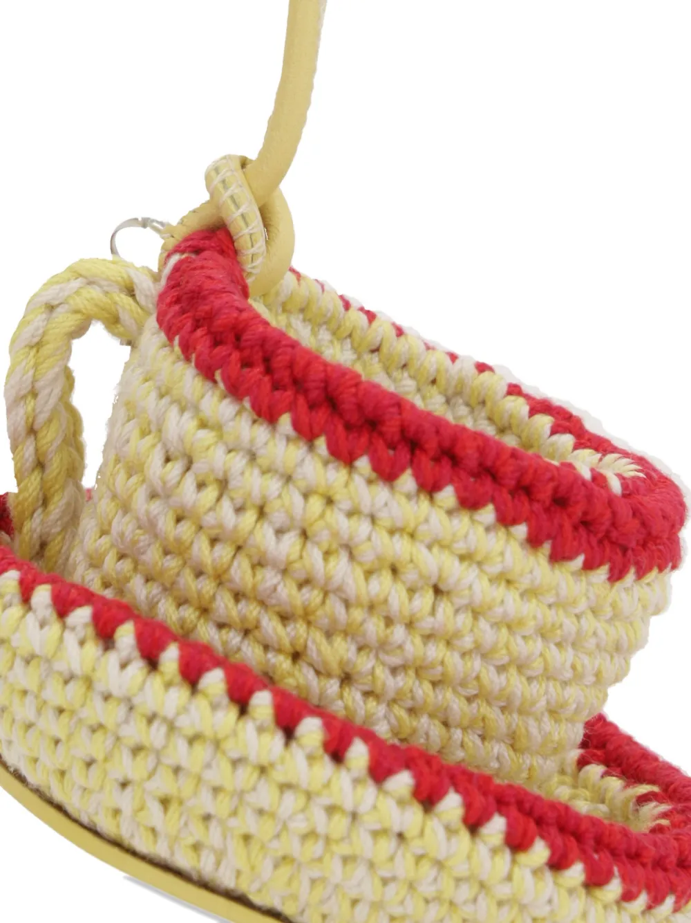 JW Anderson Schouderband met hanger Geel