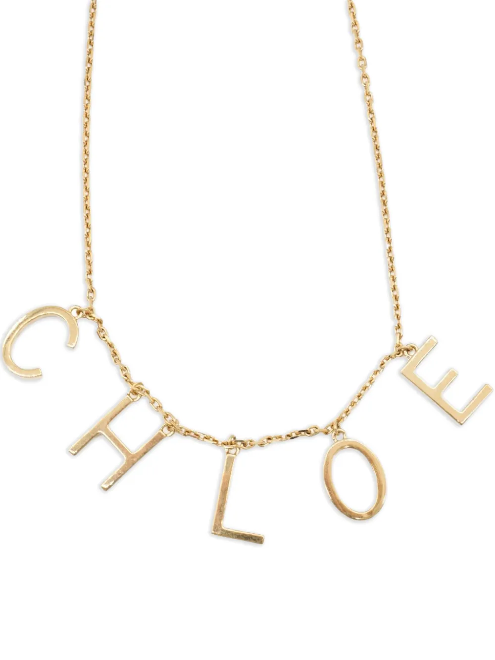 Chloé Halsketting met logo - Goud