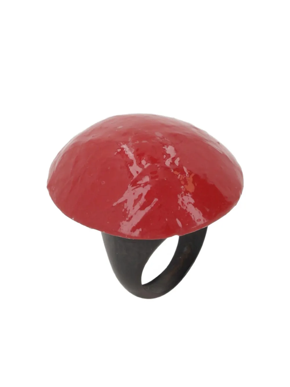 Maria Calderara resin ring - Rosso