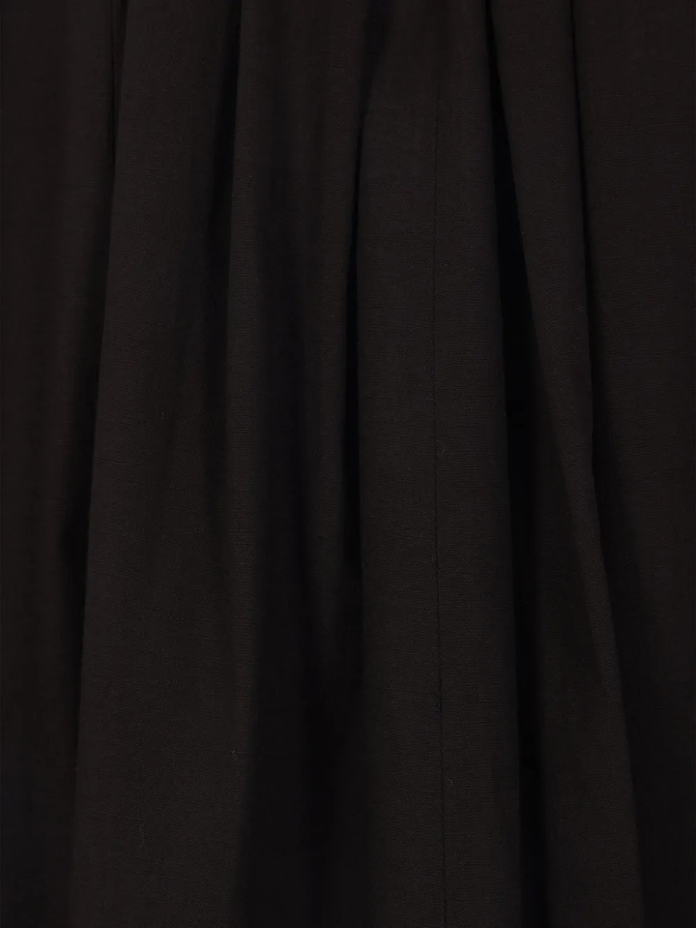 Maria Calderara Popeline rok met ringlets Zwart