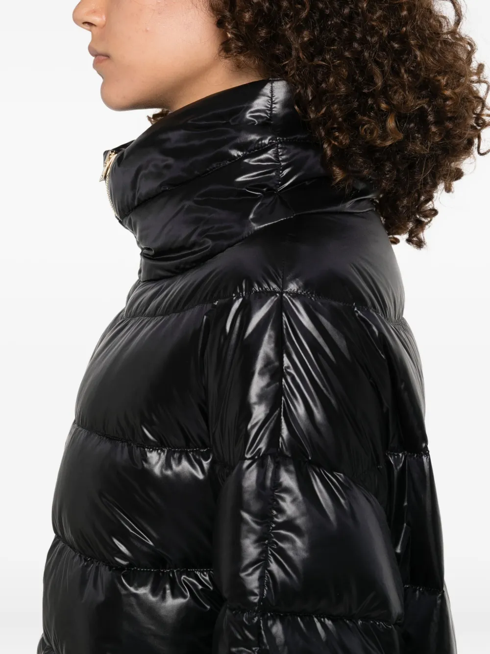Herno quilted coat Zwart