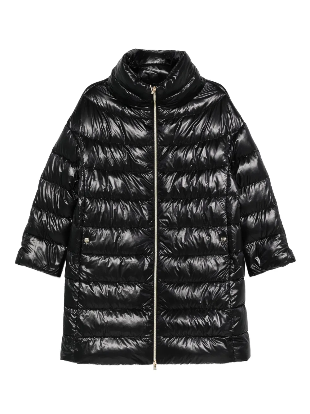 Herno quilted coat Zwart