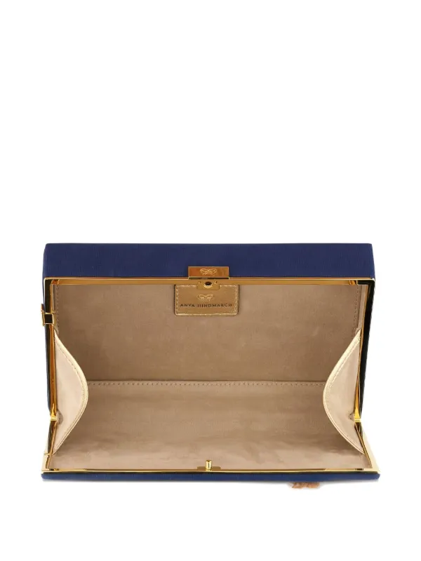 Anya Hindmarch frosted-flakes-tiger Clutch | Blue | FARFETCH GE