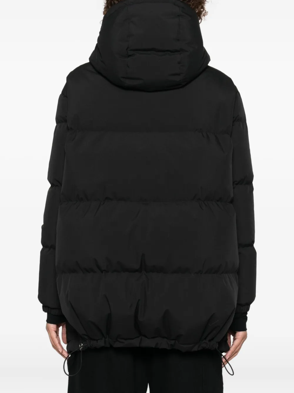 Herno hooded puffer coat Zwart