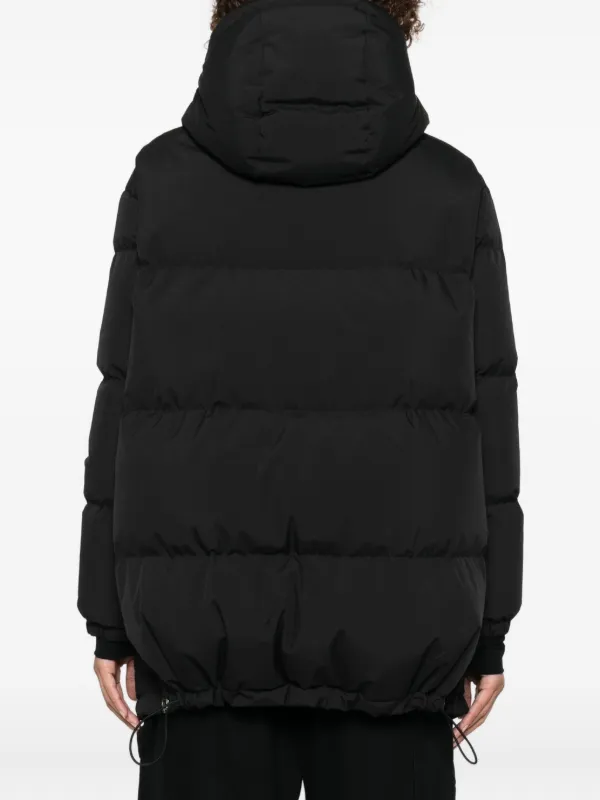 HERNO RESORT LINE ウインタースキューバフーデッドパデッドコート Herno フーデッド パデッドコート | ブラック | FARFETCH JP