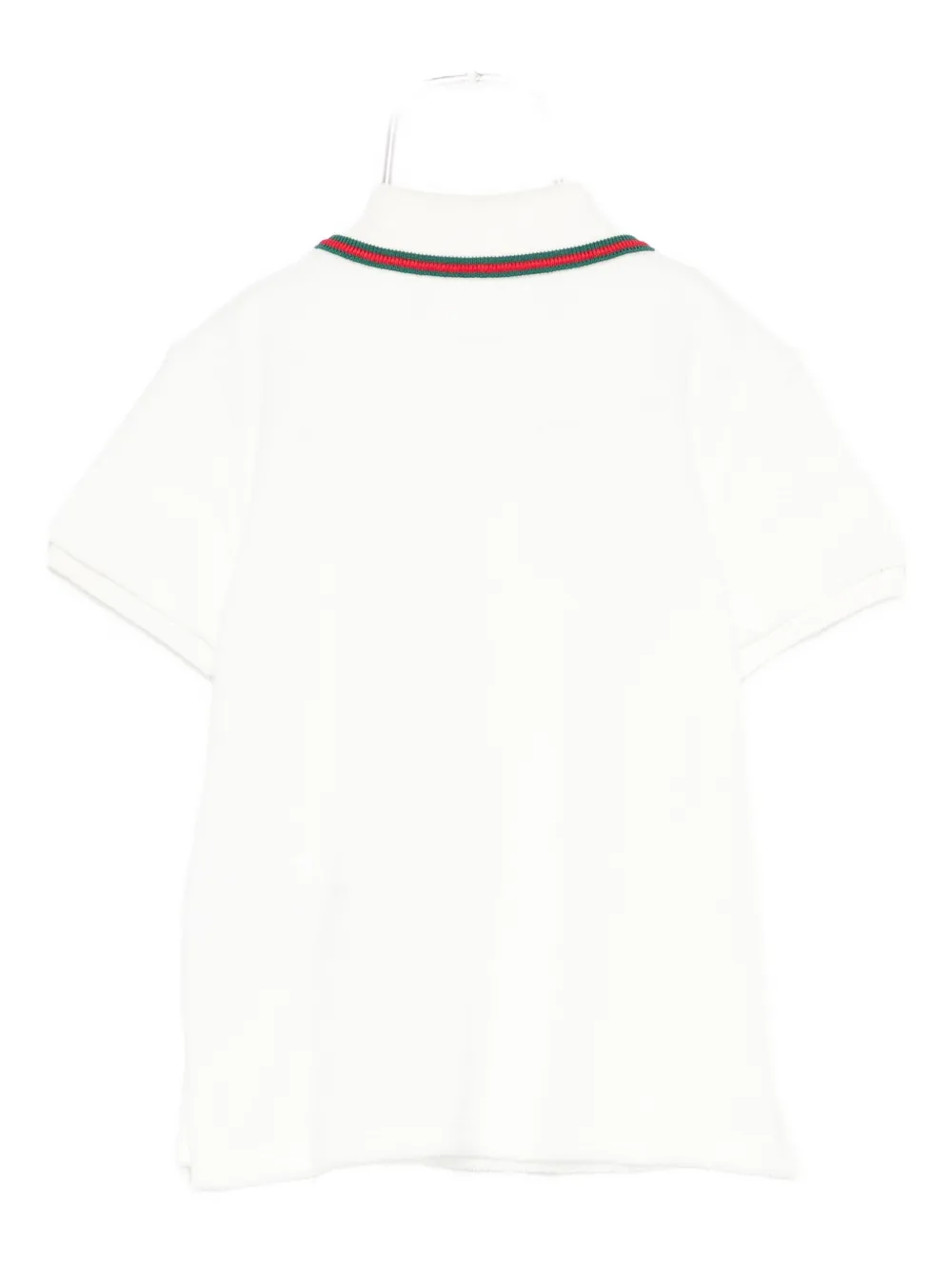 Gucci Kids button-fastening polo shirt - Wit