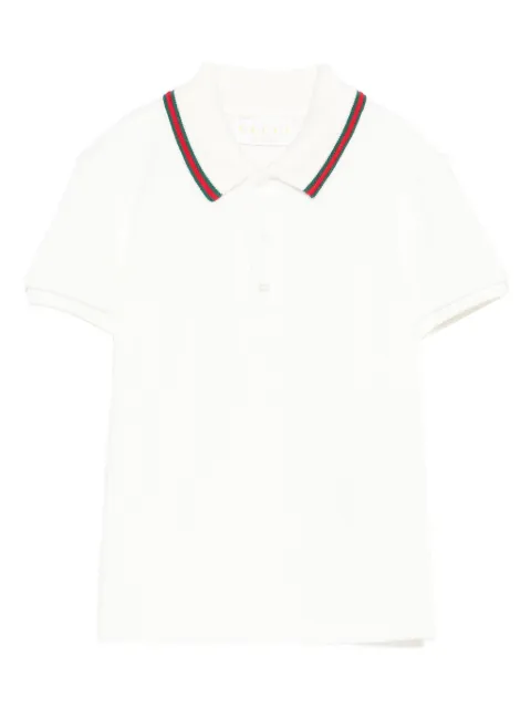 Gucci Kids button-fastening polo shirt