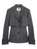 Ports 1961 cropped tailored blazer - Grey