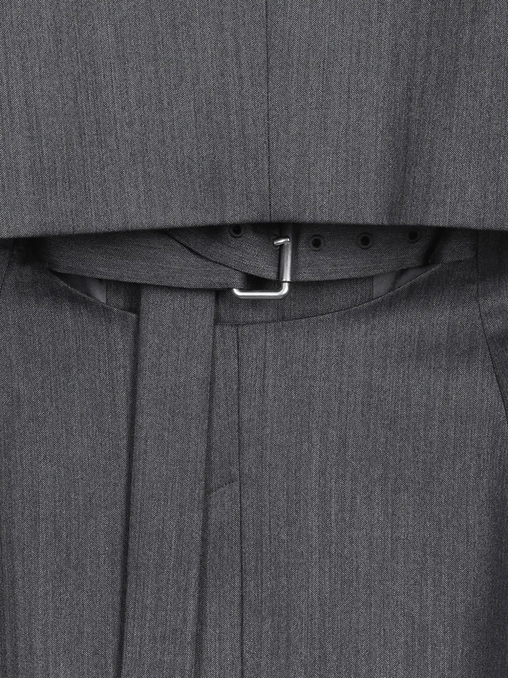 Ports 1961 Cropped Tailored Blazer In Gray