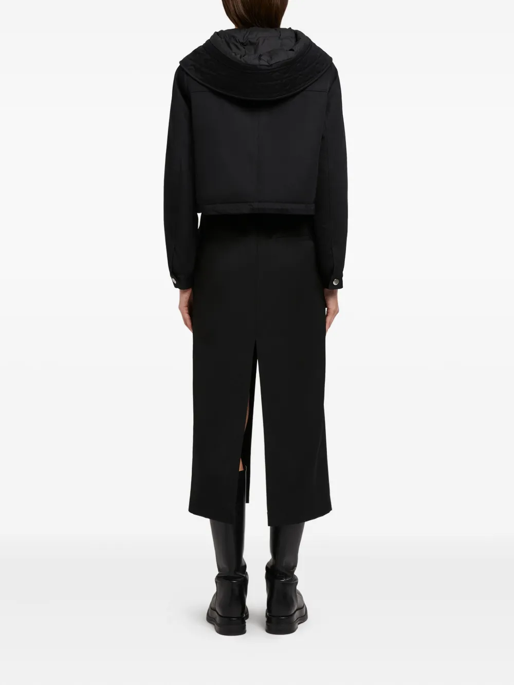 Ports 1961 Hooded Jacket In Black