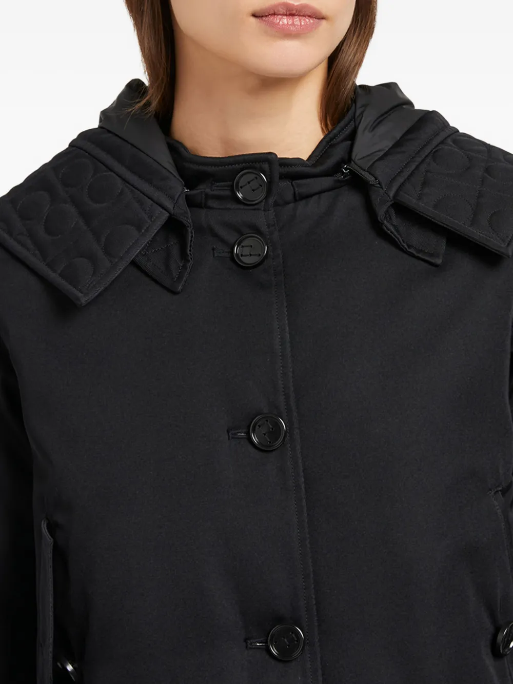 Ports 1961 Hooded Jacket In Black