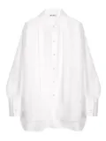 Ports 1961 tie-detail cotton shirt - White